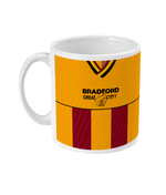 Bradford 1987/88 Home Shirt Retro Football Mug