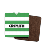 Celtic 1987-89 Home Shirt Retro Football Coaster