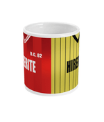 Bristol City 1983-86 Home and Away Shirt Retro Football Mug