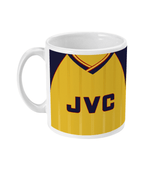 Arsenal 1988-89 Away Shirt Retro Football Mug