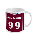 West Ham 1999/00 Personalised Home Shirt Retro Football Mug