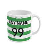 Celtic 1987-89 Personalised Home Shirt Retro Football Mug