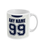 England Italia 1990 Home Personalised Shirt Retro Football Mug