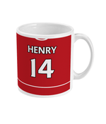Arsenal 2004 Invincibles Henry Home Shirt Retro Football Mug