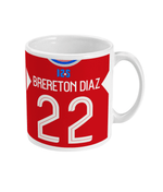 Brereton Diaz Chile 2021 Home Shirt Football Mug