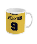 Tottenham 1991-95 Anderton Away Shirt Retro Football Mug