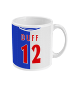 Blackburn Rovers 1998/99 Duff Home Shirt Retro Football Mug