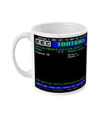 Dundee 1-2 Dundee United 1983 Scottish Premier Division Final Table CEEFAX Result Mug